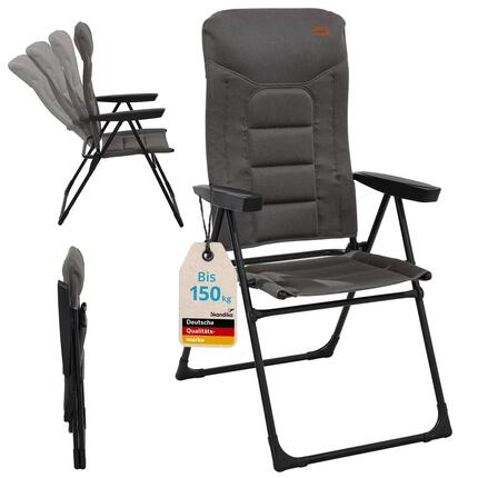 Campingstoel Kvist - opvouwbaar - rugleuning verstelbaar 4 standen - max. 150 kg