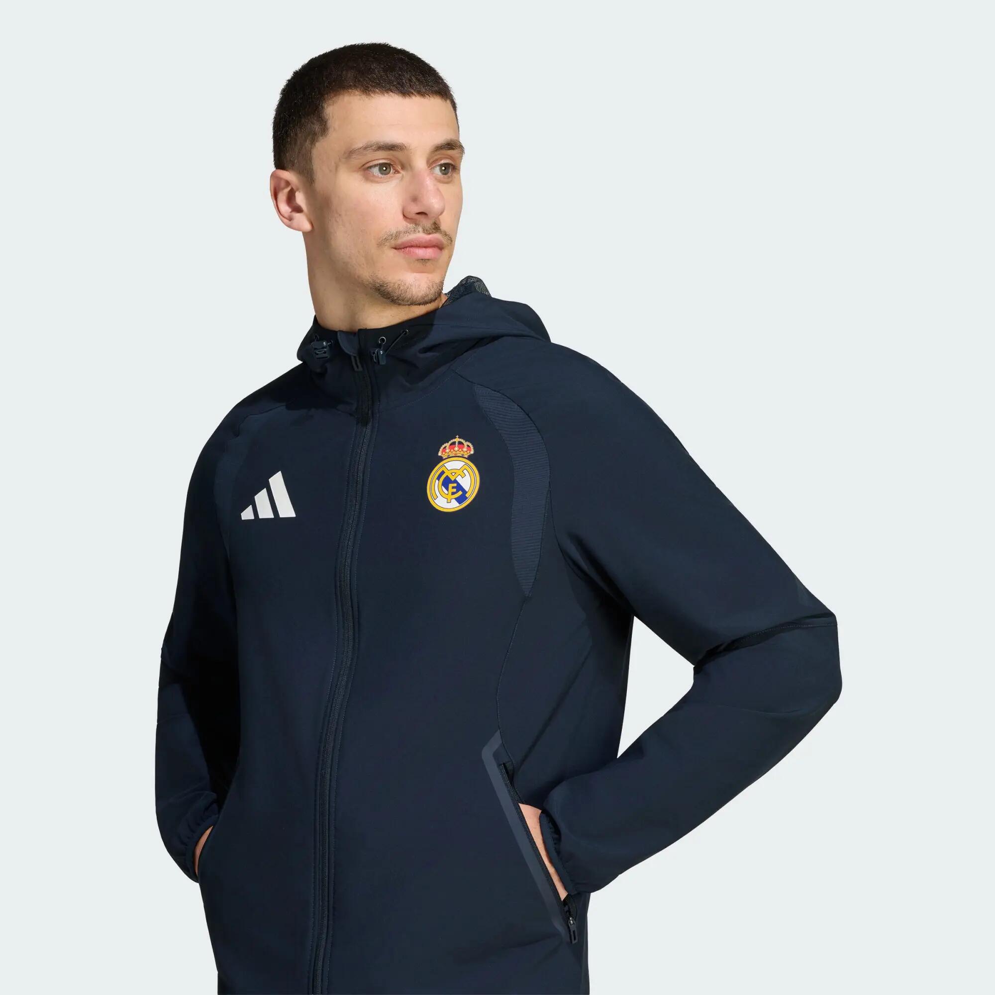 Real Madrid Tiro Reiswindjack met Lange Ritssluiting 4/6