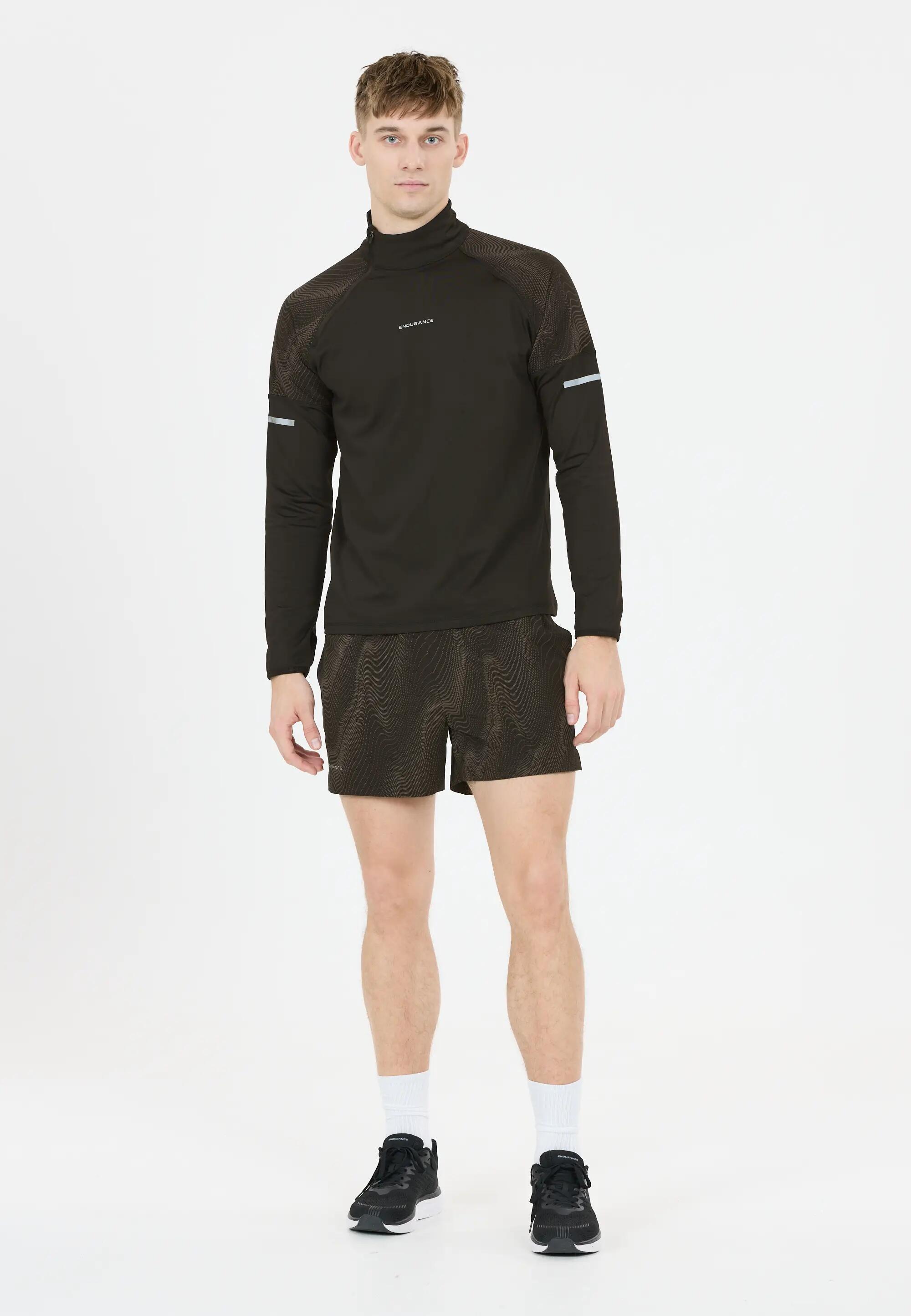 endurance Malakas M Print Shorts en poliéster con elastano – P3874 Reflex Zebra 3/10