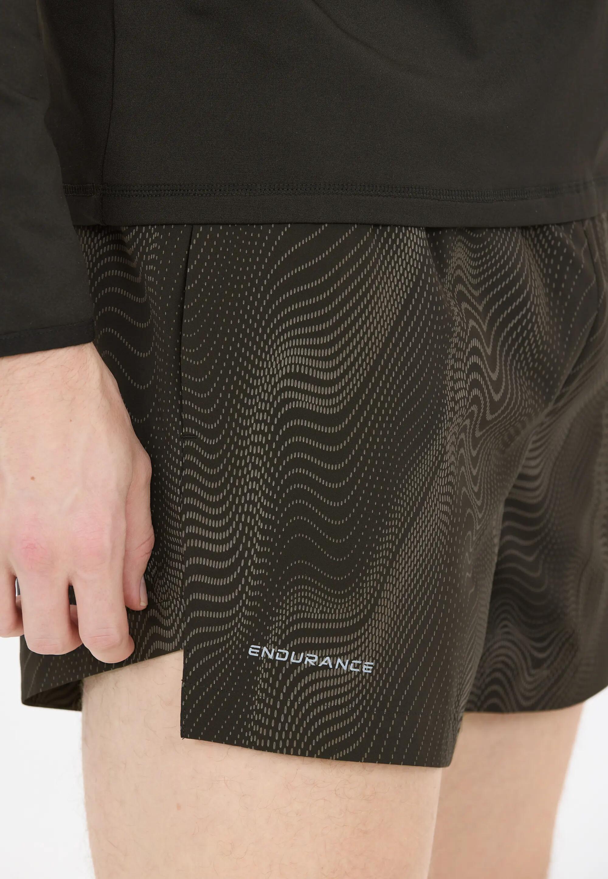 endurance Malakas M Print Shorts en poliéster con elastano – P3874 Reflex Zebra 10/10