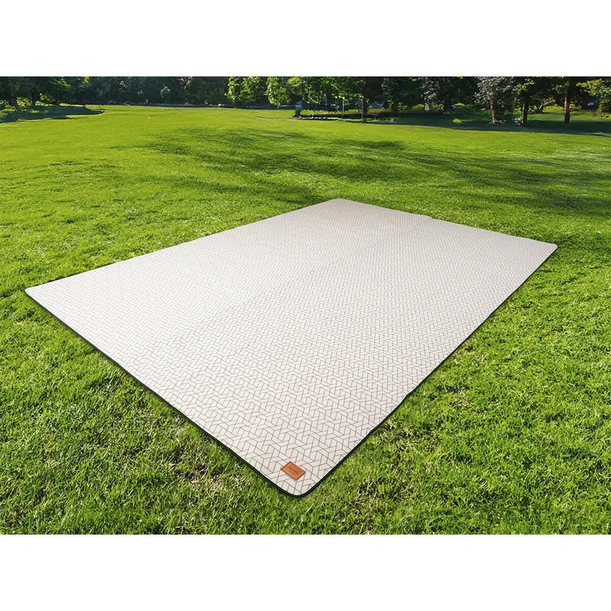 Esteira para tenda de campismo Lindal - 310x450cm - com velo de toque suave 6/11