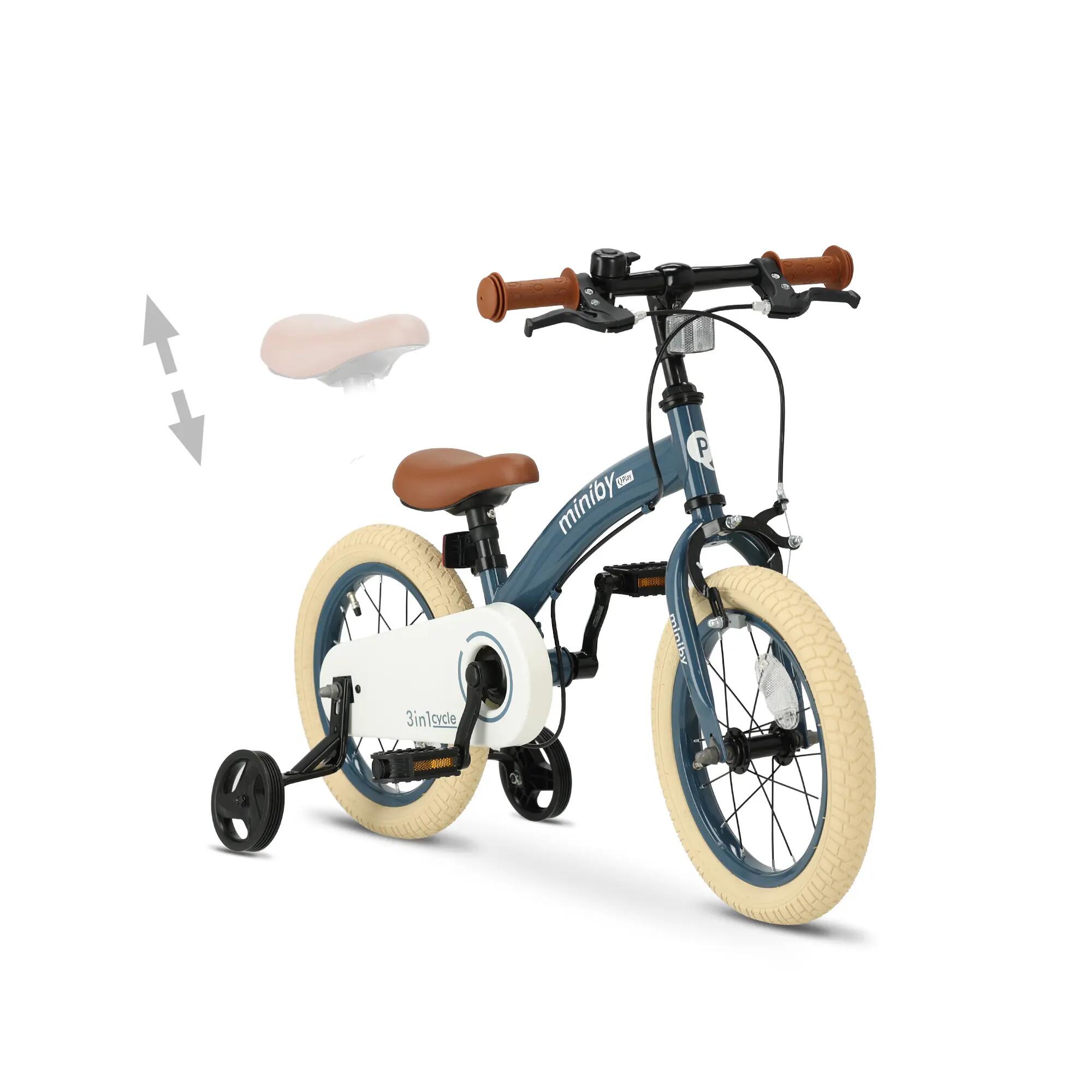 Qplay Miniby Vélo enfant 12 pouces - 3 en 1 - Draisienne - Acier 2/7