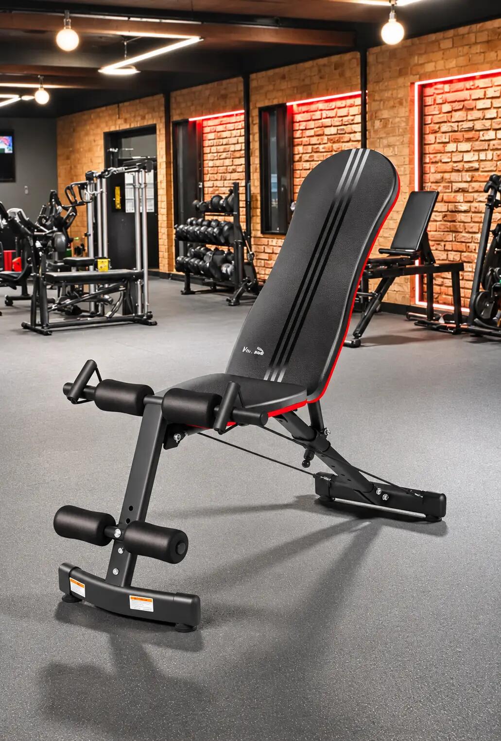 V-FIT BY VOIT D202 Katlanabilir Incline/decline Mekik ve Ağırlık Sehpası 3/3