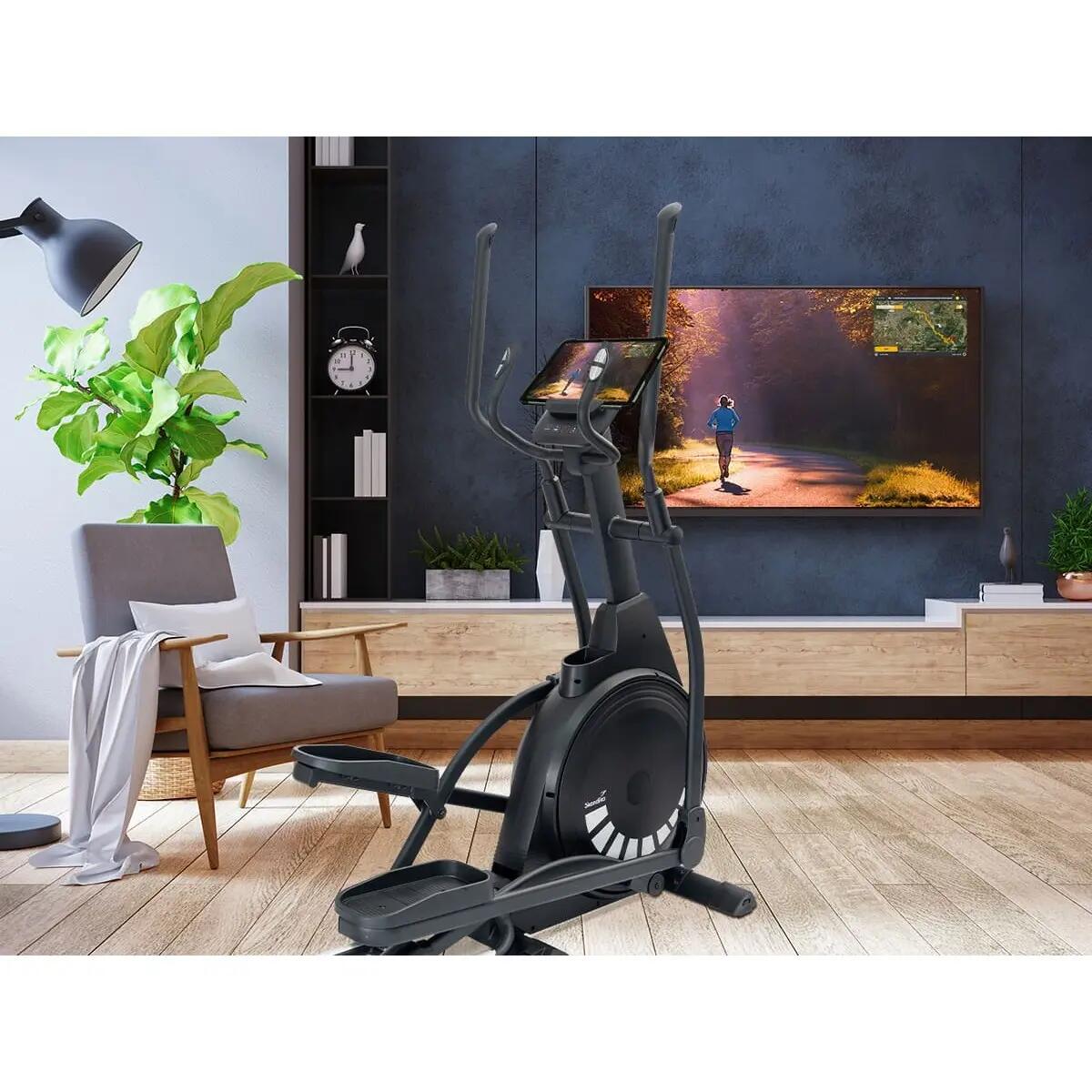 Rower eliptyczny, trenażer magnetyczny Carbon P23, wyświetlacz LCD, 23 programy 3/13