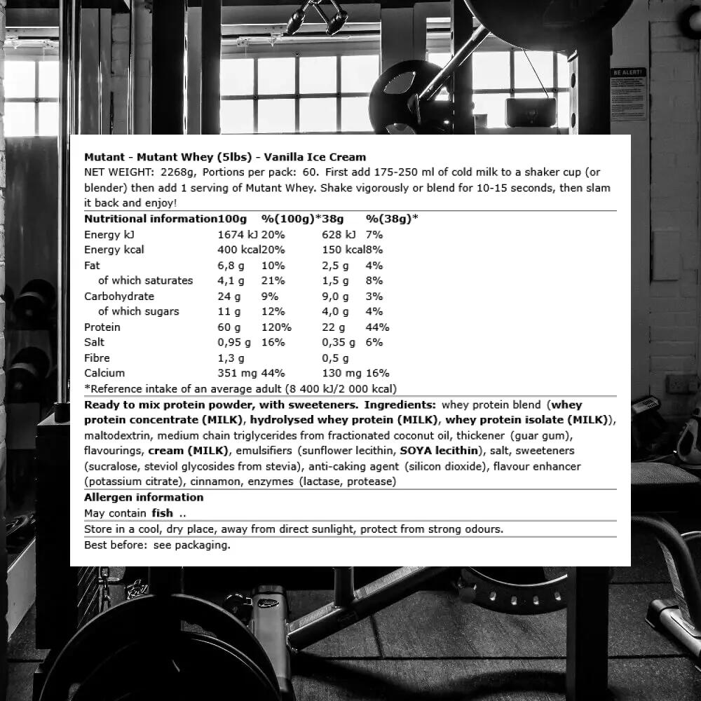 MUTANT Whey 2270g - Vanilla Ice 3/3