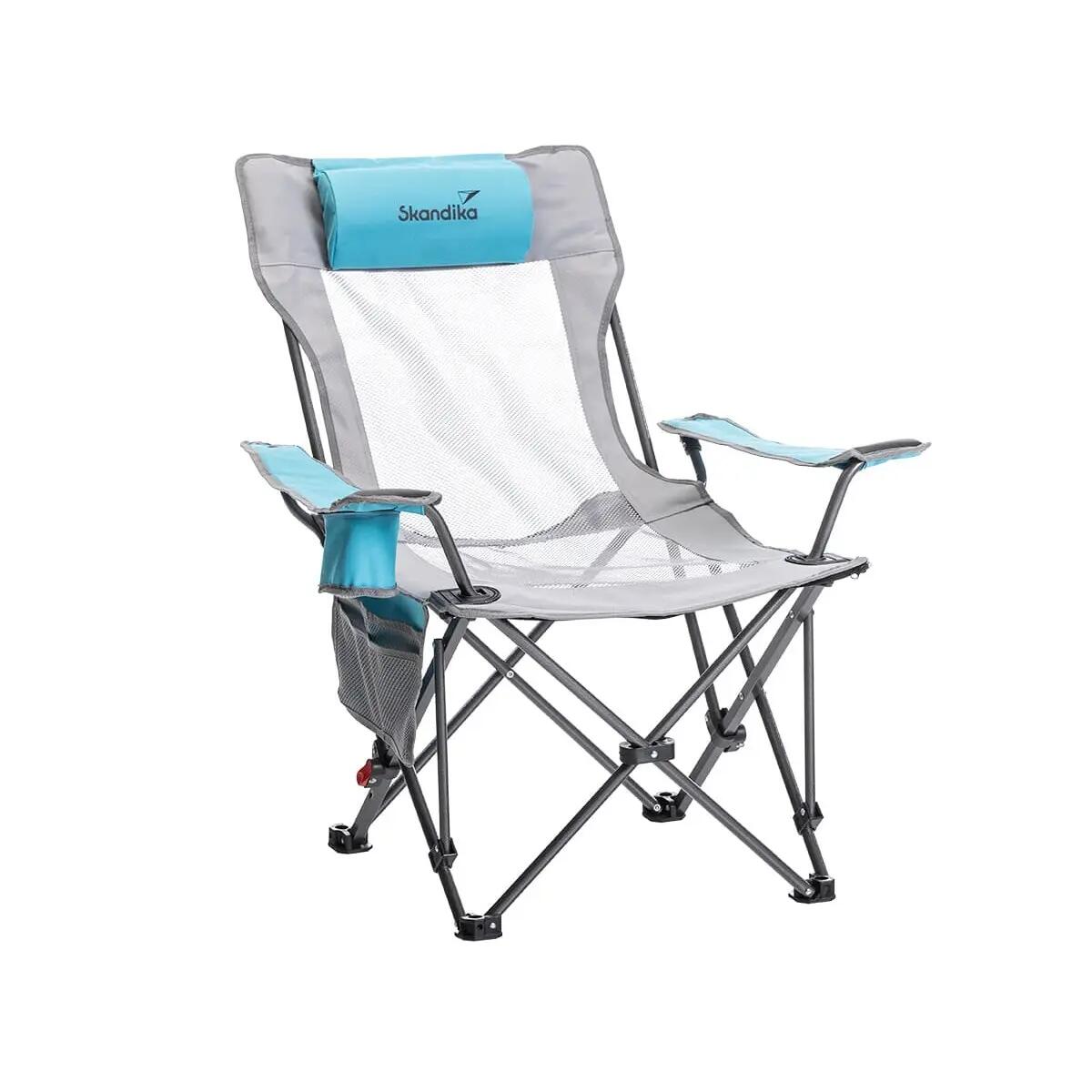 Gebraucht - Campingstuhl Toras mit Fußablage - Klappstuhl 8/15