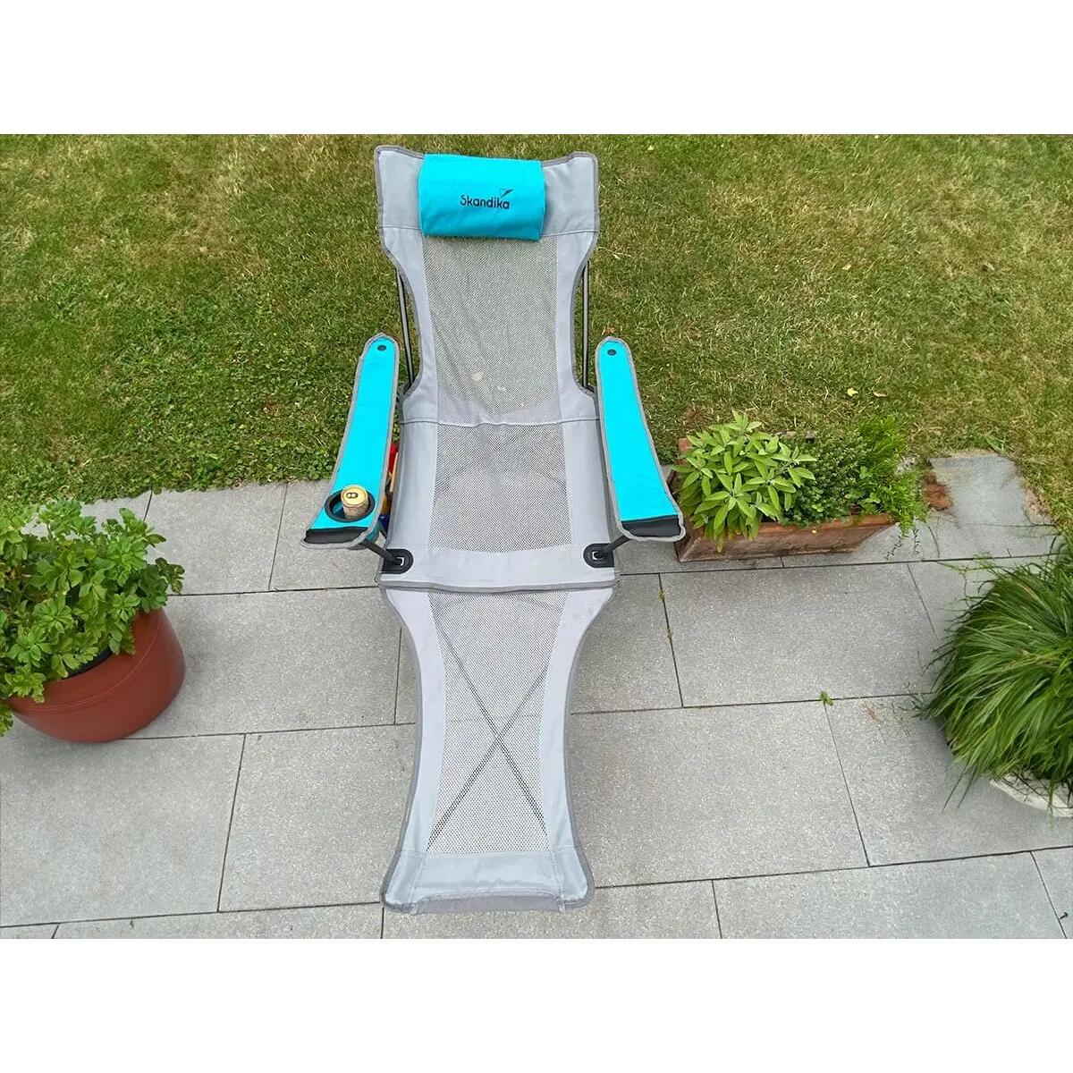 Gebraucht - Campingstuhl Toras mit Fußablage - Klappstuhl 5/15