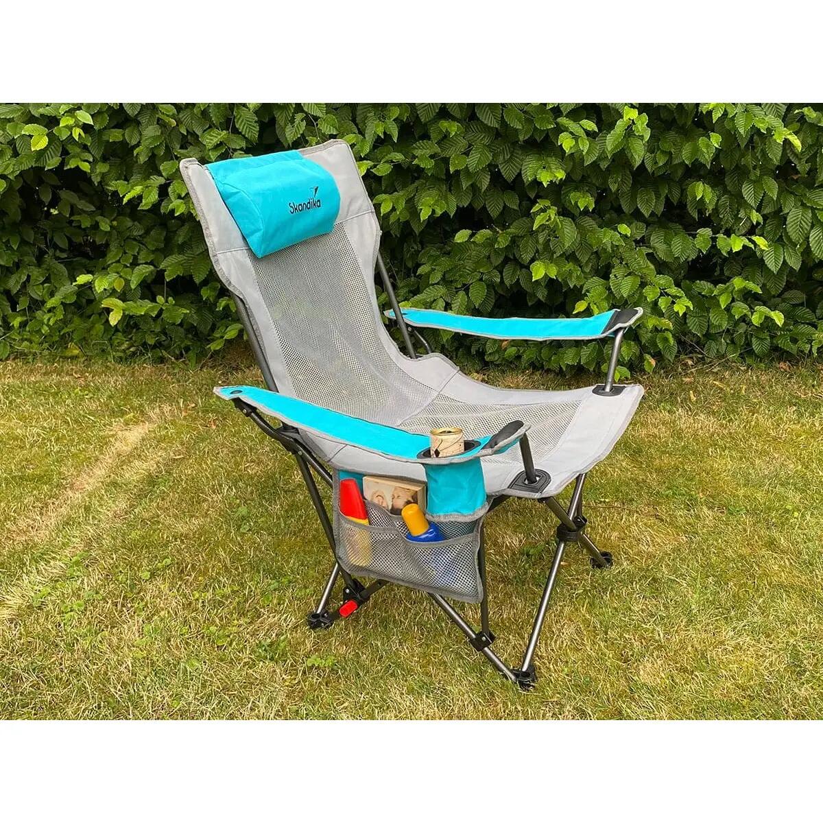 Gebraucht - Campingstuhl Toras mit Fußablage - Klappstuhl 2/15