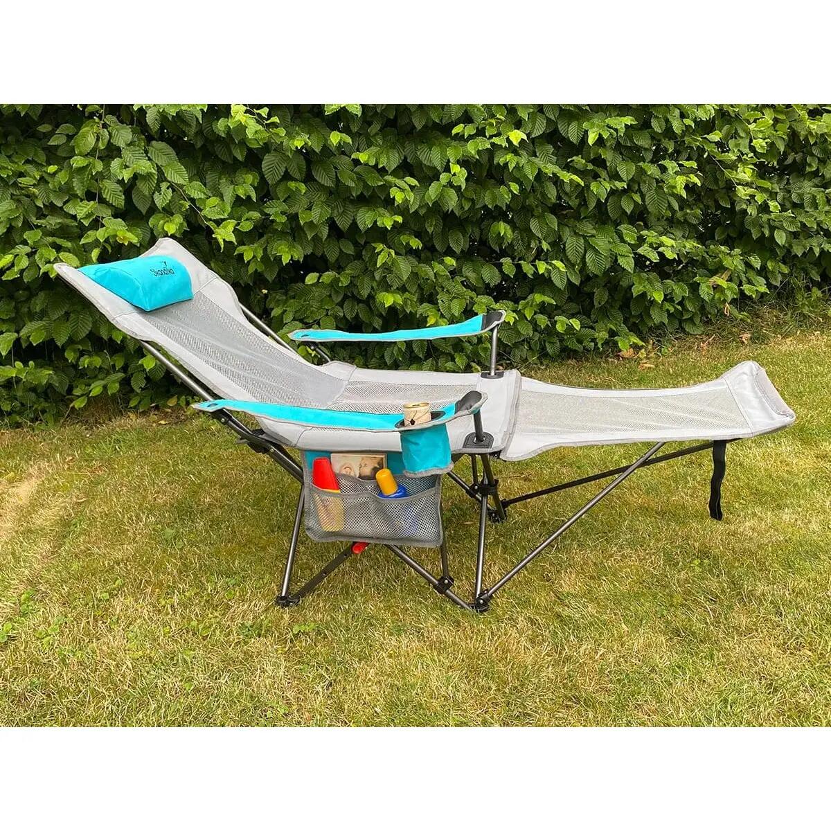 Gebraucht - Campingstuhl Toras mit Fußablage - Klappstuhl 3/15