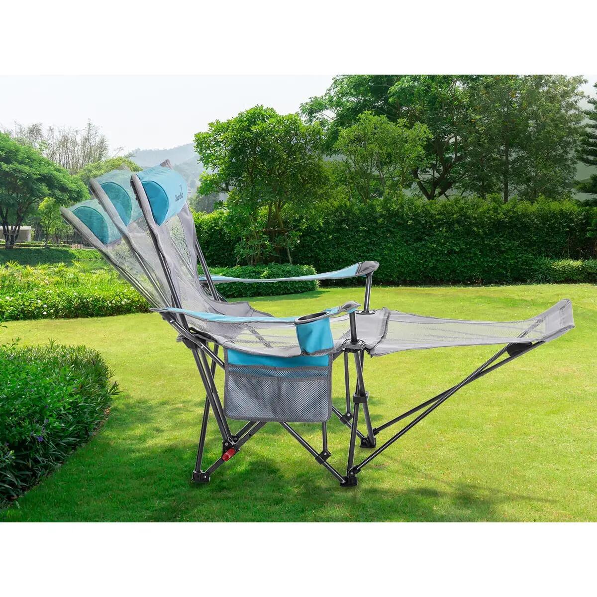 Gebraucht - Campingstuhl Toras mit Fußablage - Klappstuhl 4/15