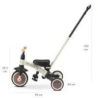 Qplay Stager driewieler 3-in-1 - opvouwbaar - Bruin 6/7
