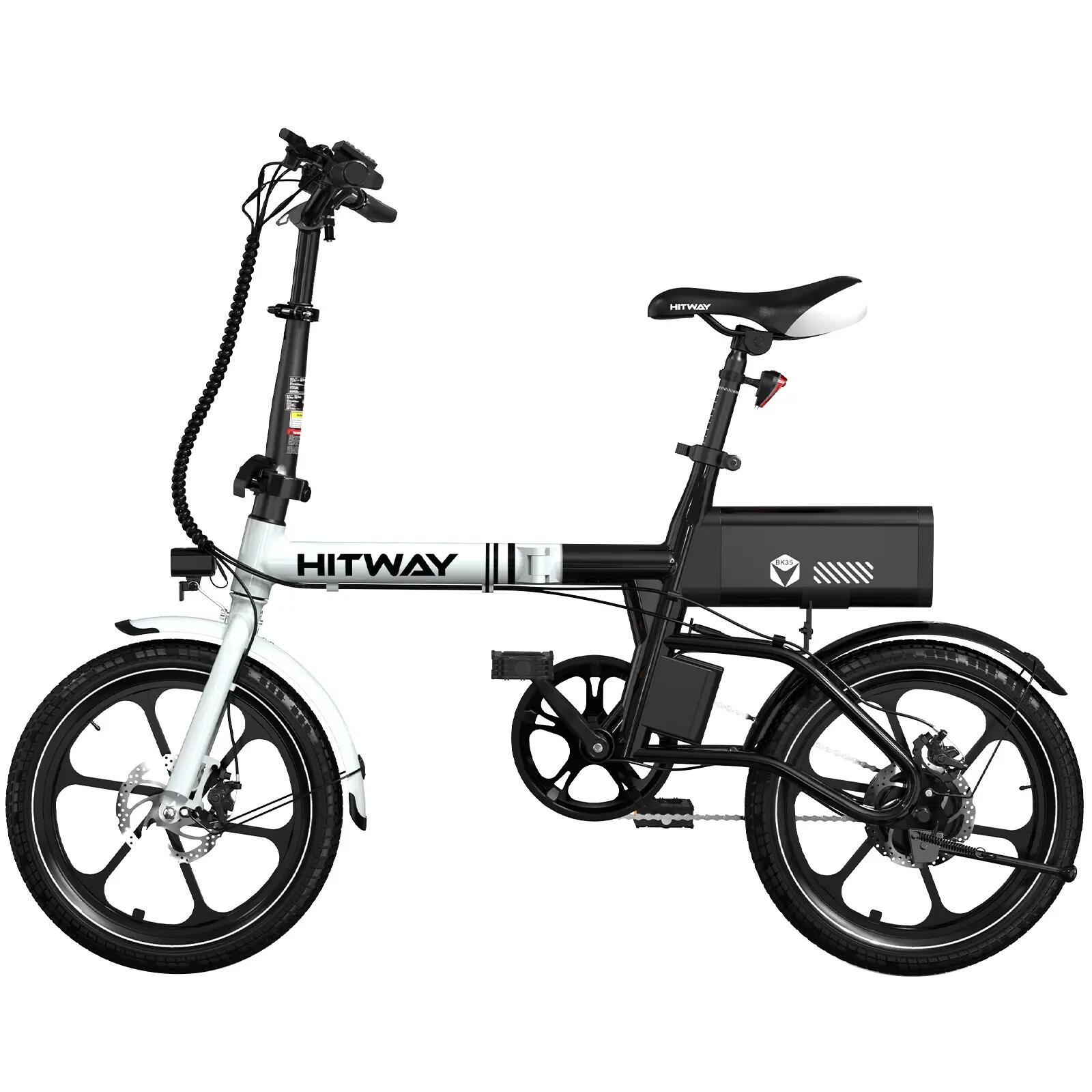 Lekki Składany Rower Elektryczny E-Bike 16", 70 km, BK35S 3/7