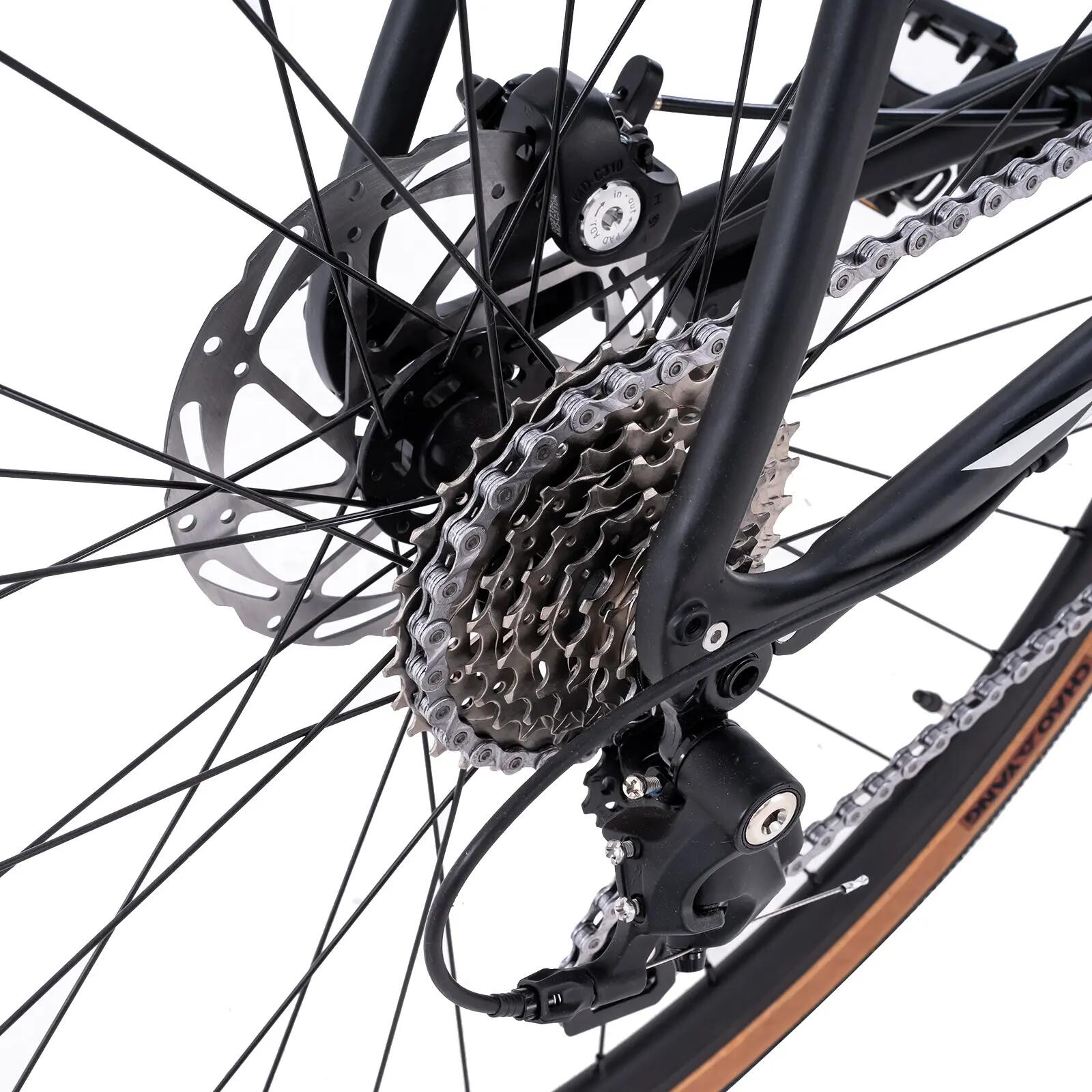 Vélo Route EM8 - Guidon Course - 2x8 Vitesses - Aluminium - Freins à Disque 7/15