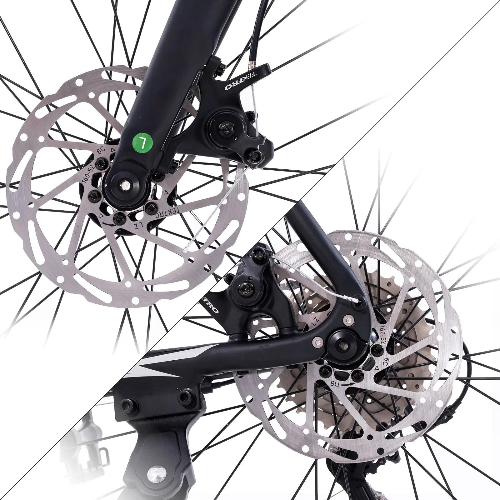 Vélo Route EM8 - Guidon Course - 2x8 Vitesses - Aluminium - Freins à Disque 6/15