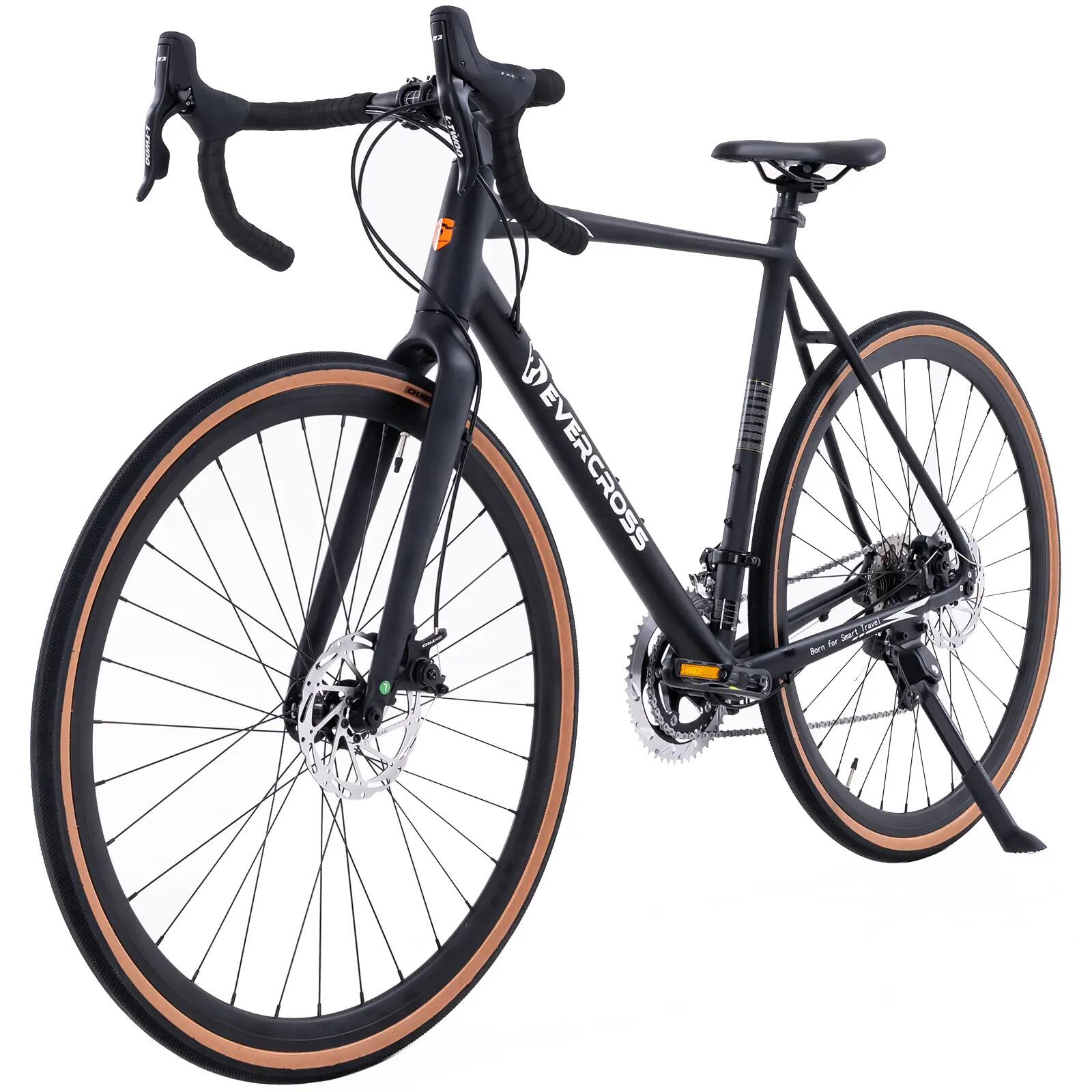 Vélo Route EM8 - Guidon Course - 2x8 Vitesses - Aluminium - Freins à Disque 3/15