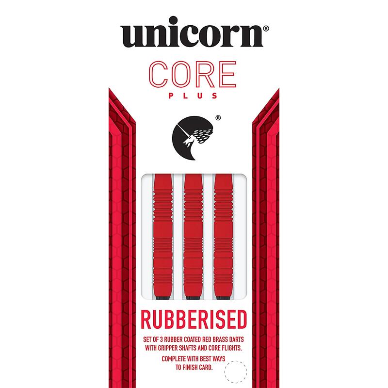 Unicorn 4254 Core Plus Kauçuk Kaplı 18 G Elektronik Dart Oku Seti