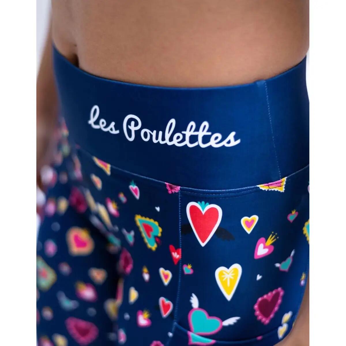 Legging long femme Les Poulettes Fitness Cœur 3/3