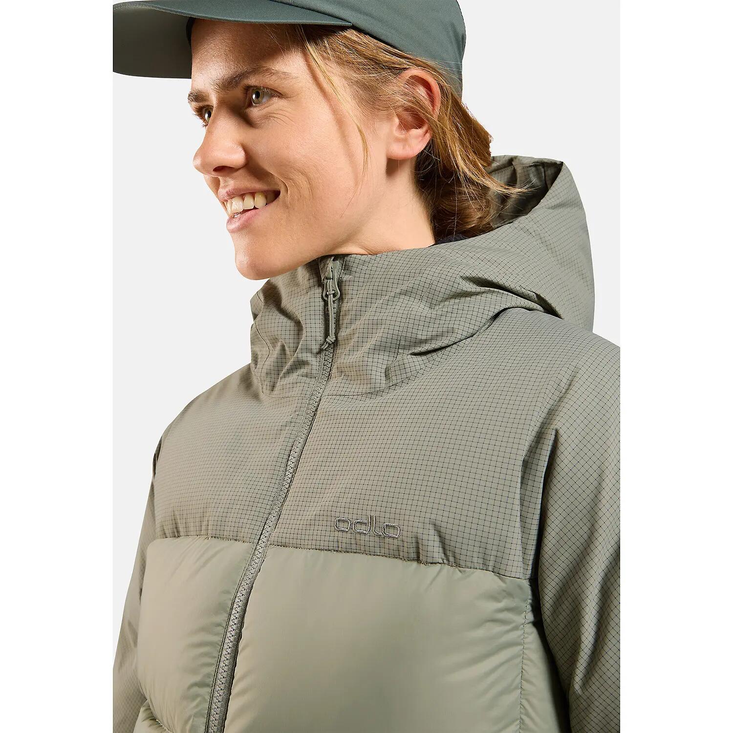 Damen Jacke DOWN HOODED 7/8