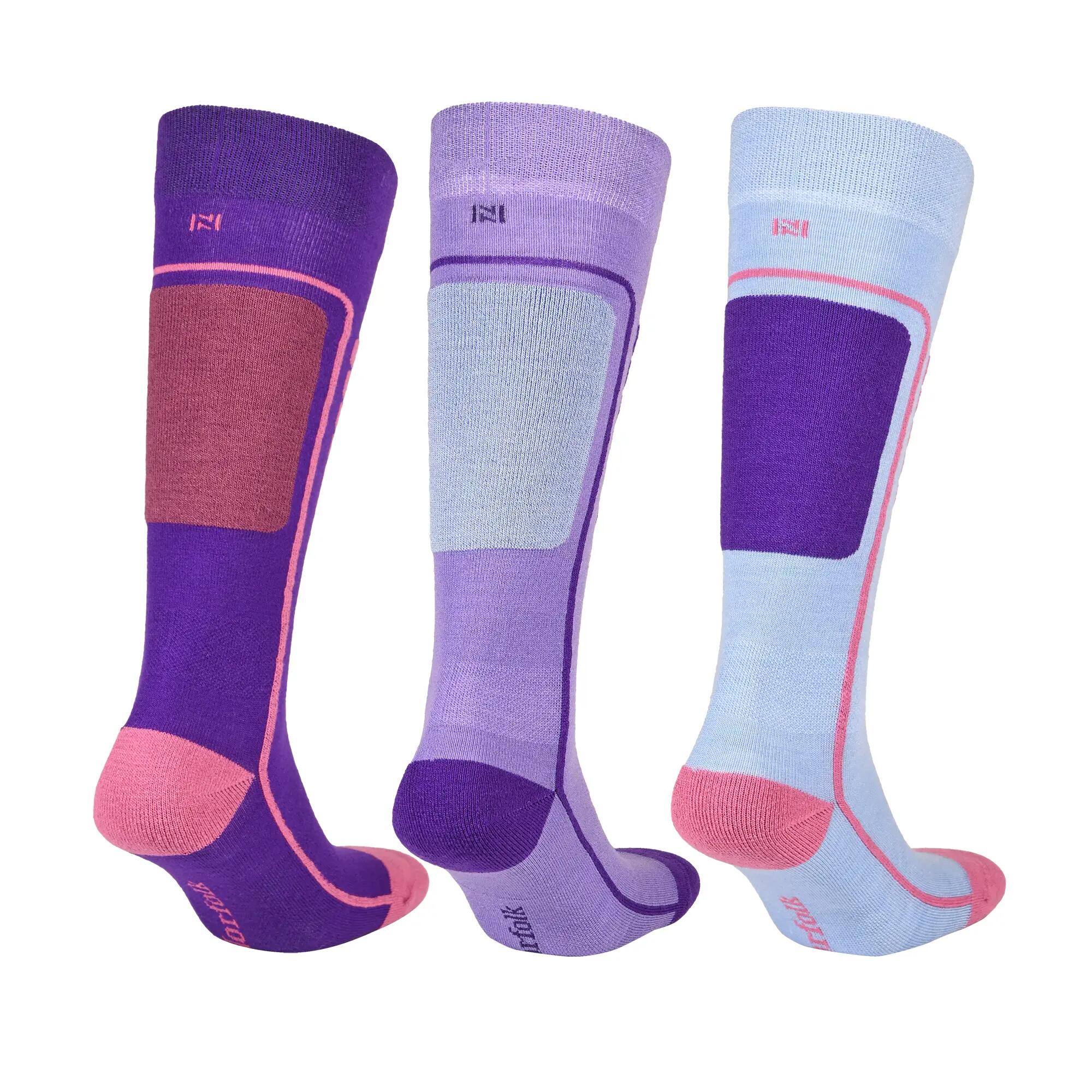 Merino Wol Skisokken met Schokabsorptie en Naadloze Pasvorm - Courchevel 3pk 3/6