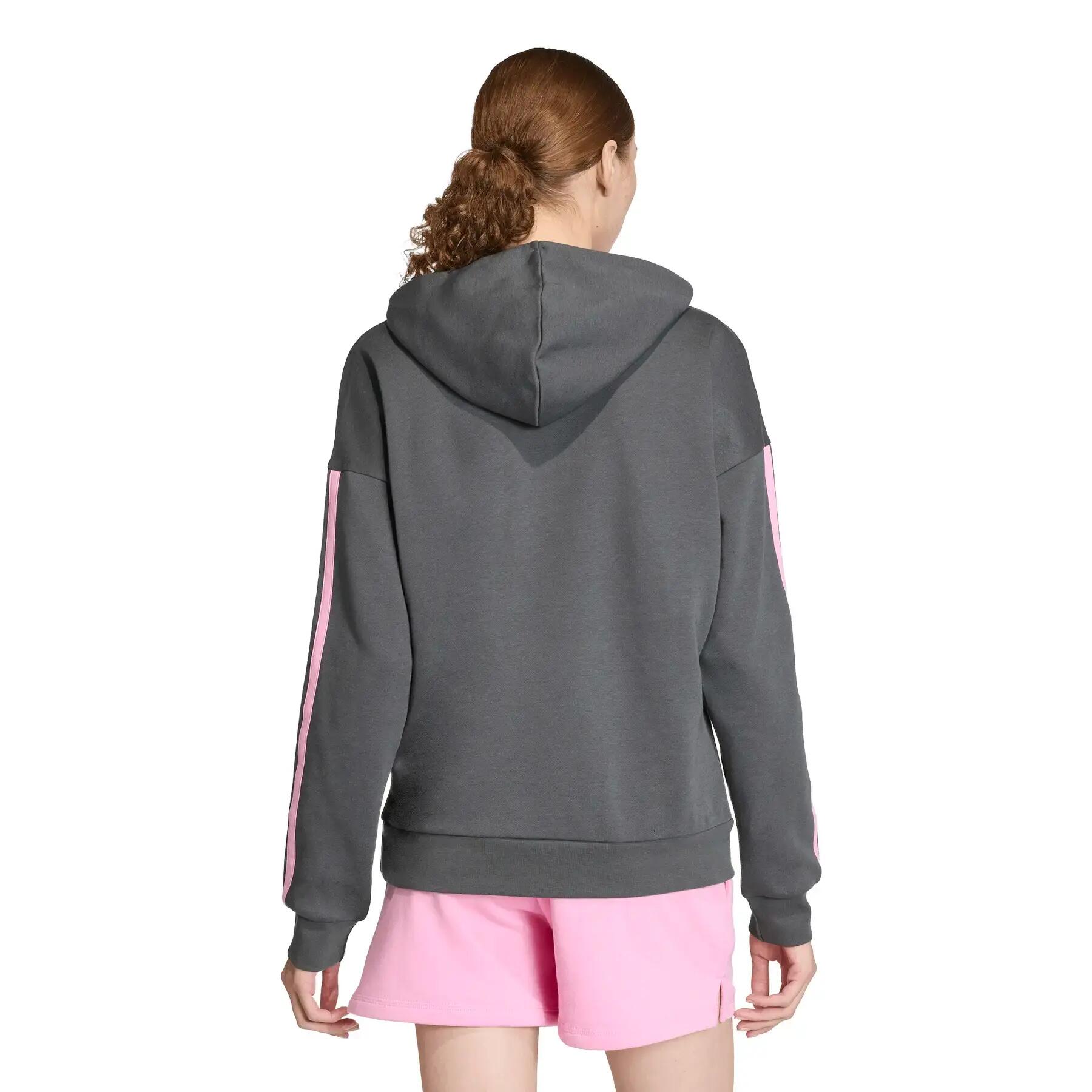 Sudadera con capucha adidas Essentials 3-stripes Fleece 4/6