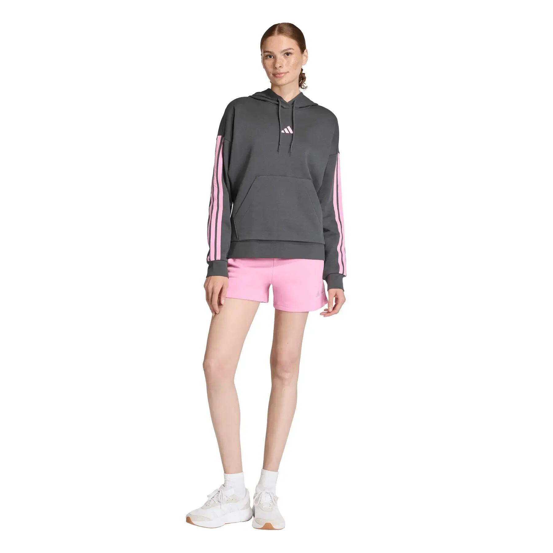 Sudadera con capucha adidas Essentials 3-stripes Fleece 3/6