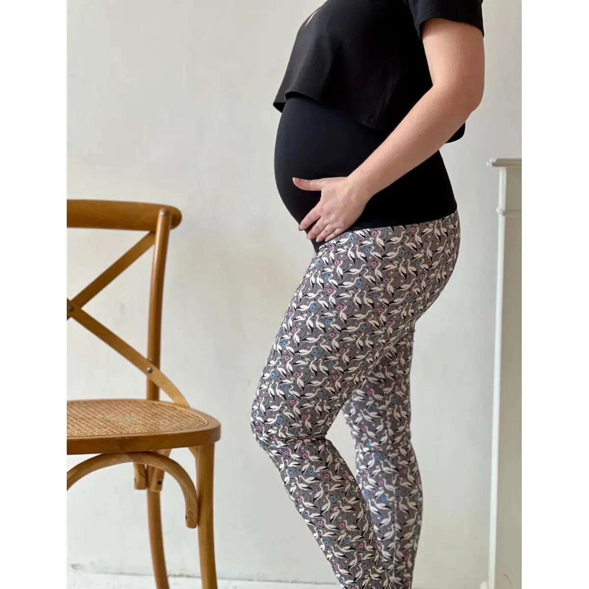 Legging de grossesse femme Les Poulettes Fitness Cigogne 3/3
