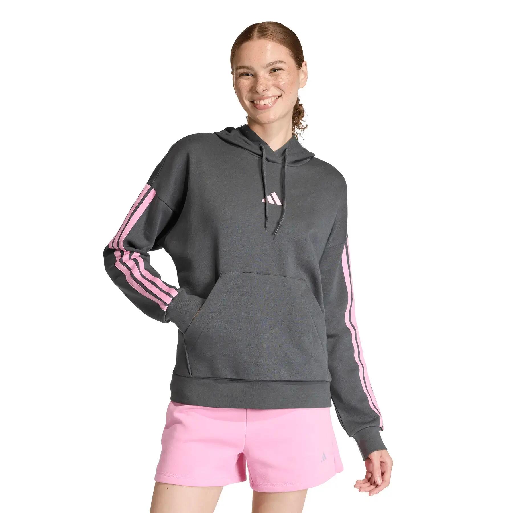 Sudadera con capucha adidas Essentials 3-stripes Fleece 2/6