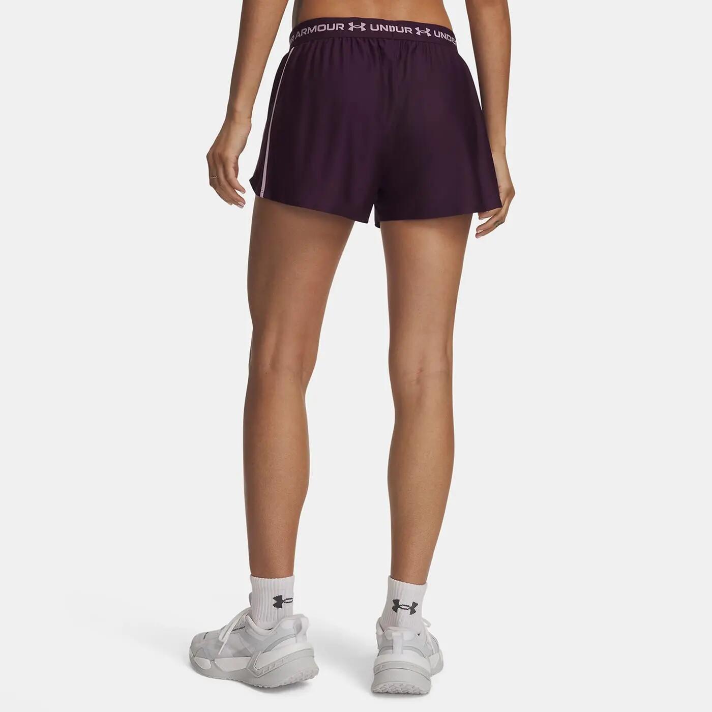 Short UA Tech™ Play Up pour femme Under Armour Violet écho 2/3