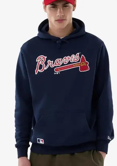 Felpa New Era MLB ATLBRA Navy