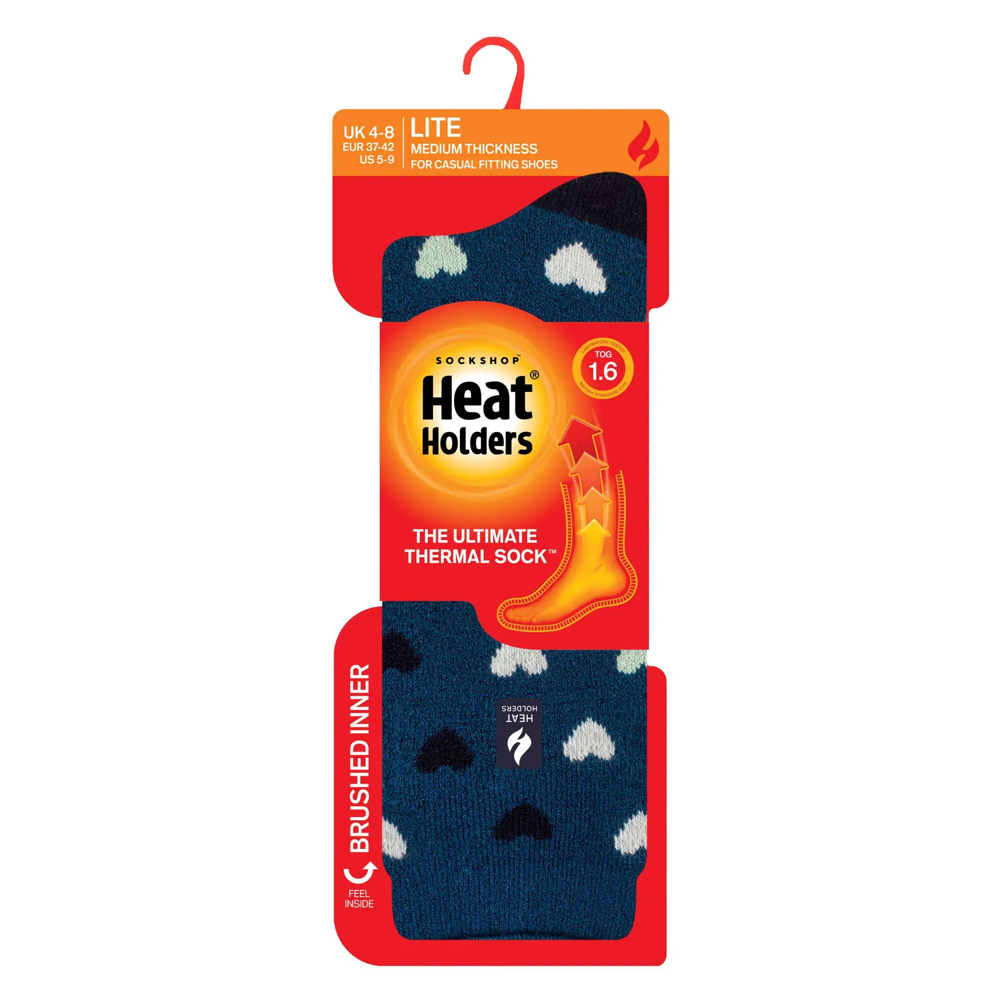 Gemusterte Thermal Lite-Socken für Damen 2/6