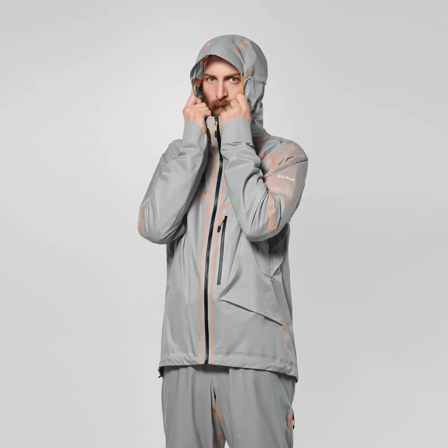 Pantalon imperméable à capuche Salewa NXT PTX 3L 2/5