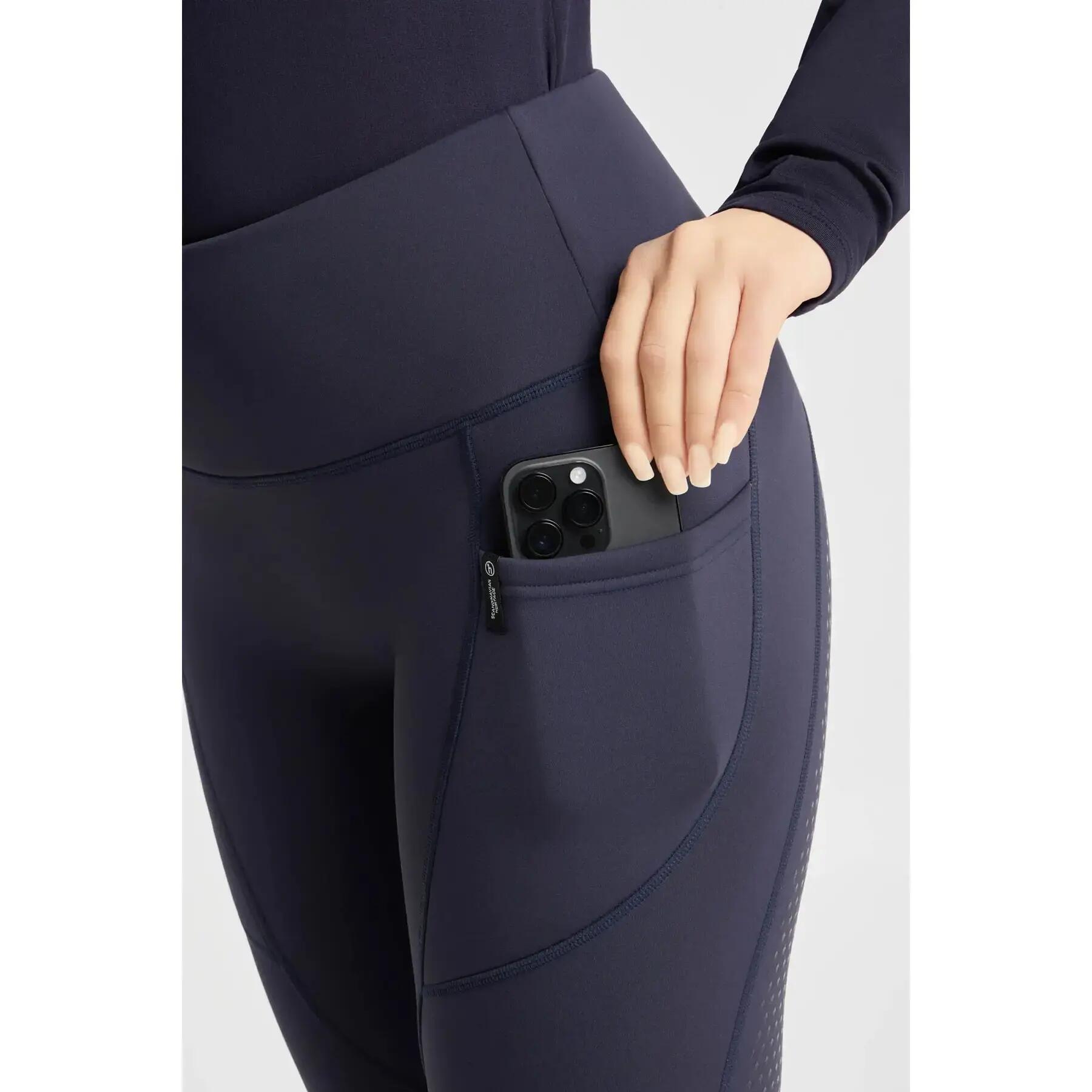 Thermische Full Grip Rijlegging Dames Horze Greta 3/4