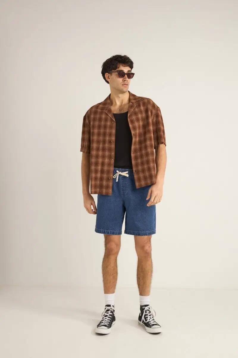 Camisa Homem Relaxed Shadow Check - S/S 4/5