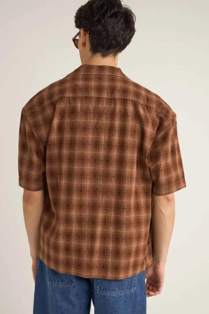 Camisa Homem Relaxed Shadow Check - S/S 3/5