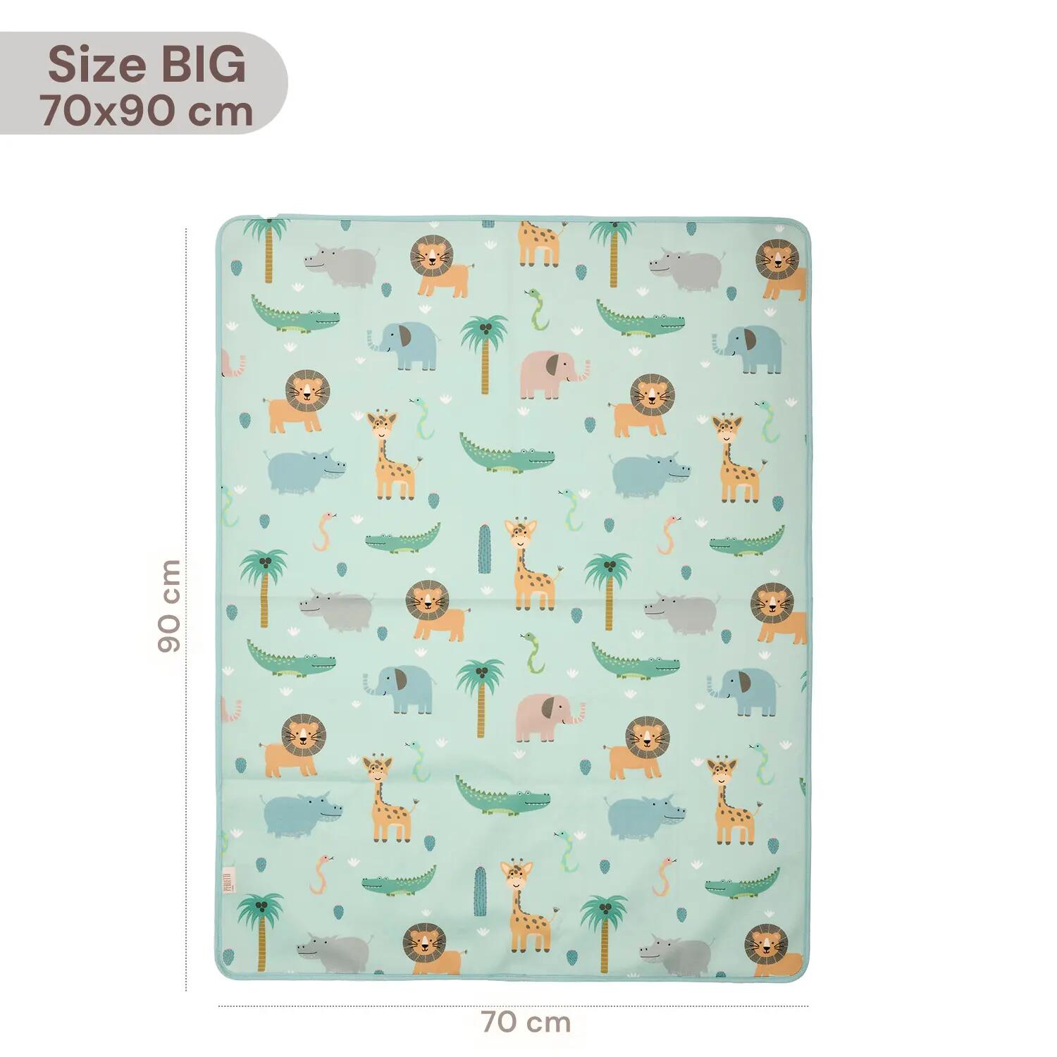 Traversina Impermeabile Bambino 70x90 cm Letto e Viaggio 2/7