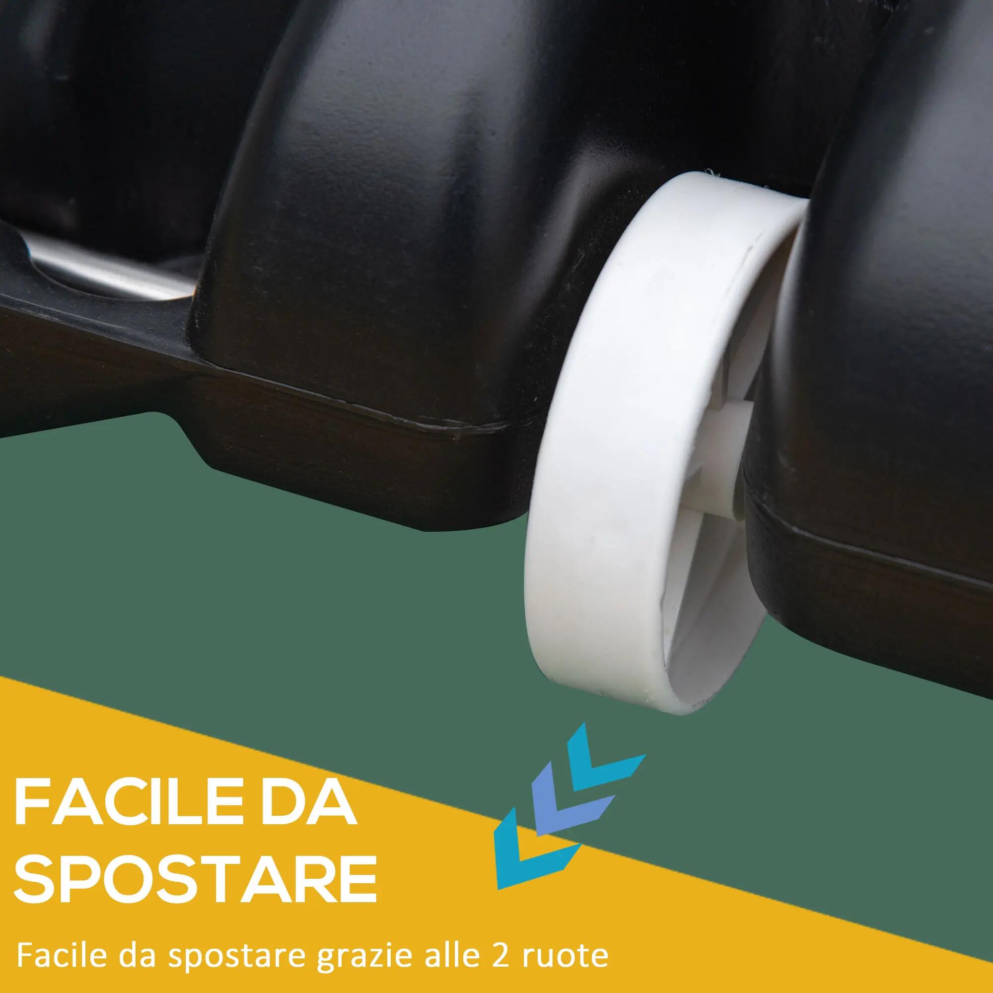 Panier de basket pour adultes avec panneau en PVC réglable 210-260 cm, roulettes 8/9