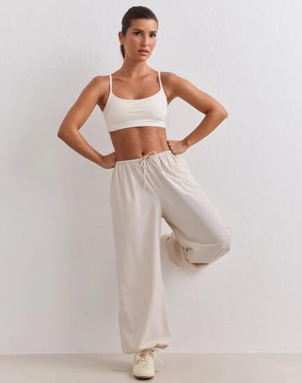 Femme Pantalon Coupe-vent Ballon Sable