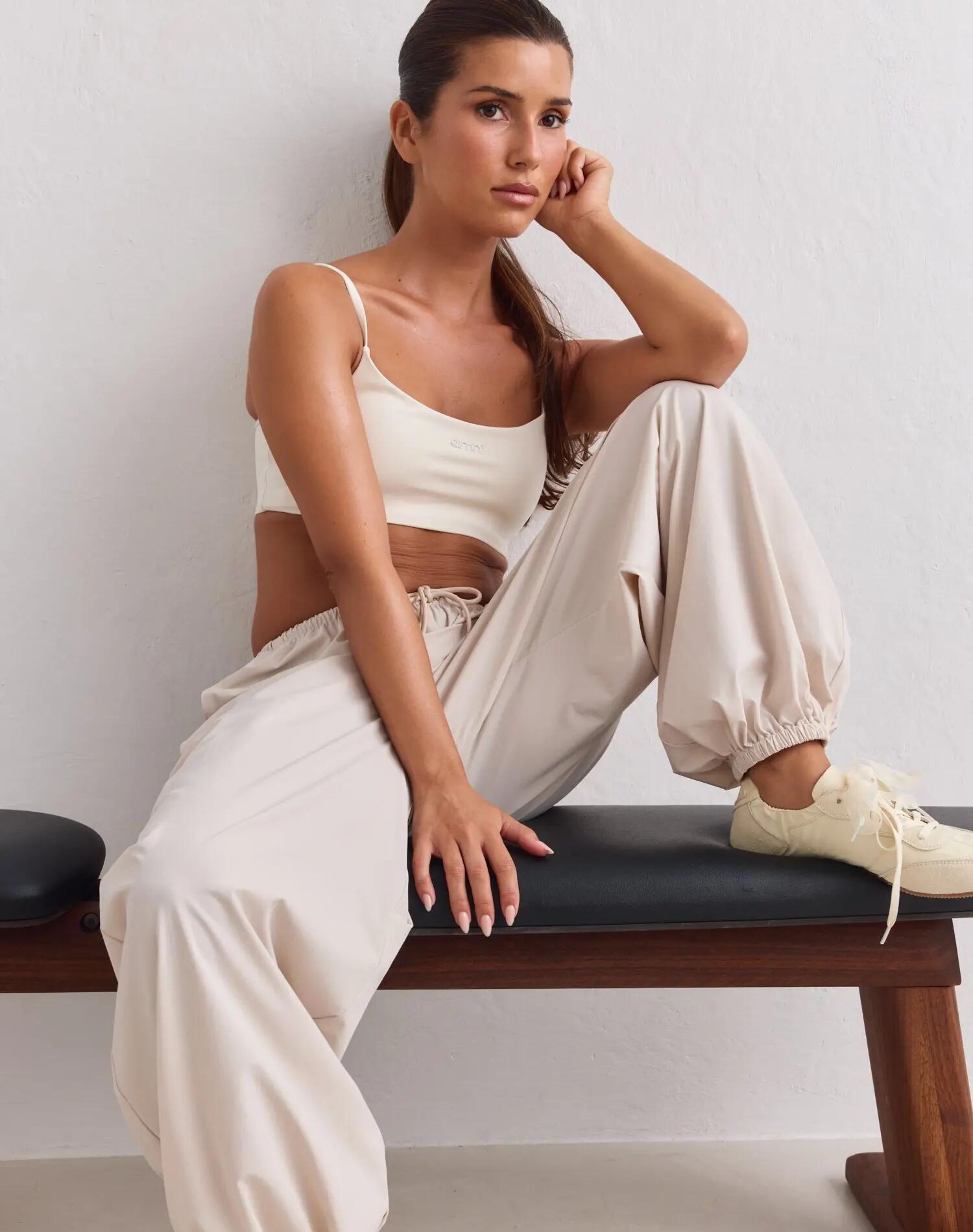 Damen Hose Windabweisend Ballon Sand 5/5