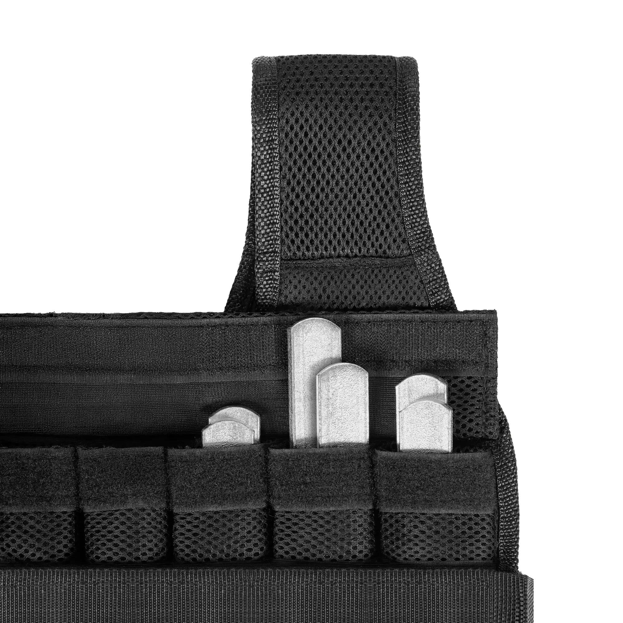 Kamizelka obciążeniowa 20kg regulowana treningowa do ćwiczeń mocna Rebel 4/7