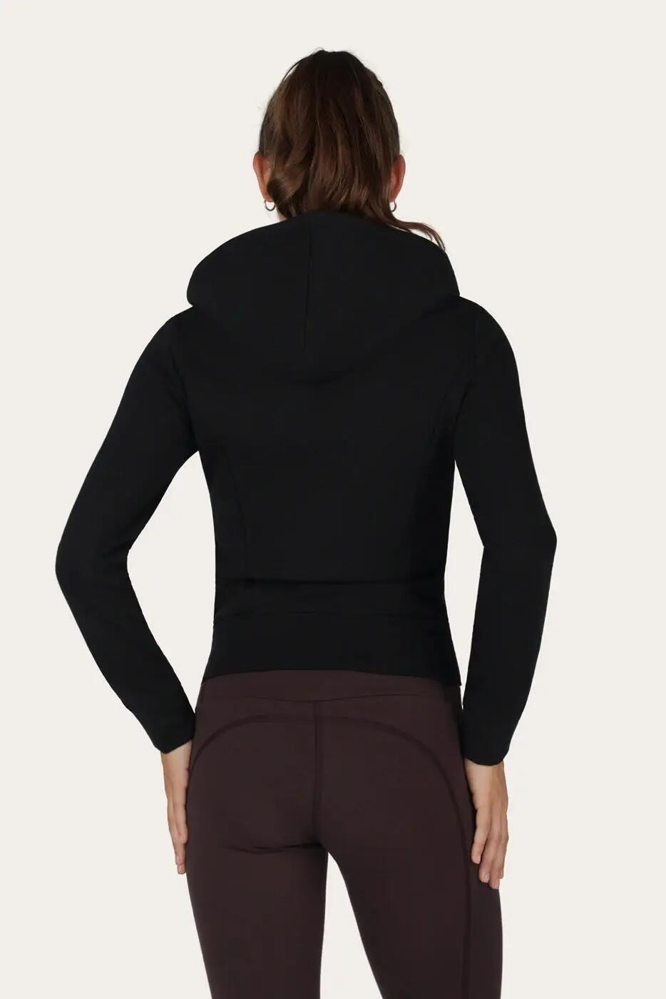 Hoodie en Polaire Ora - Noir Onyx 3/6