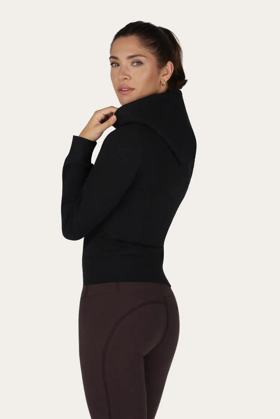 Hoodie en Polaire Ora - Noir Onyx 2/6