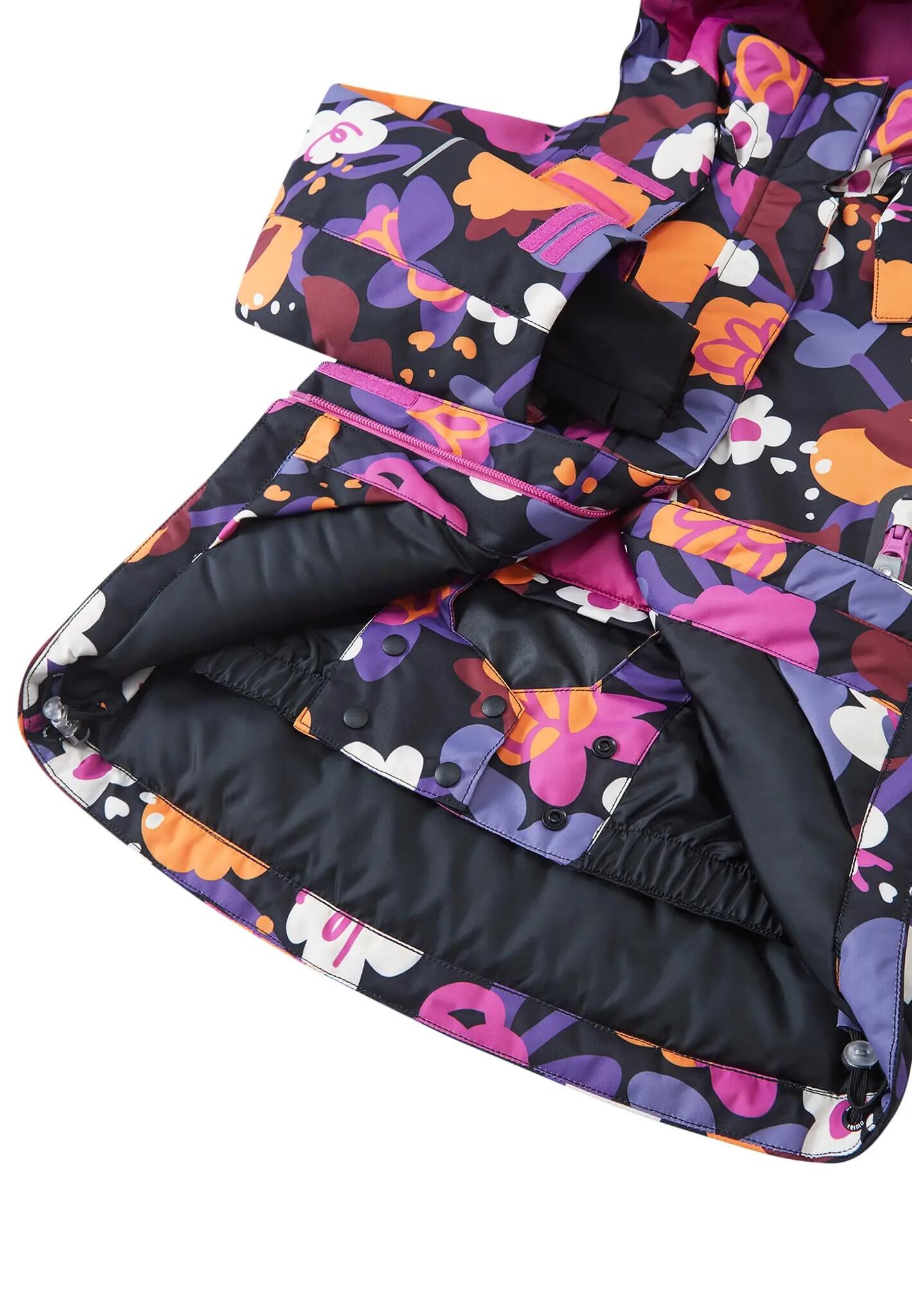 tec Kinder Skijacke Kiiruna Black 4/5