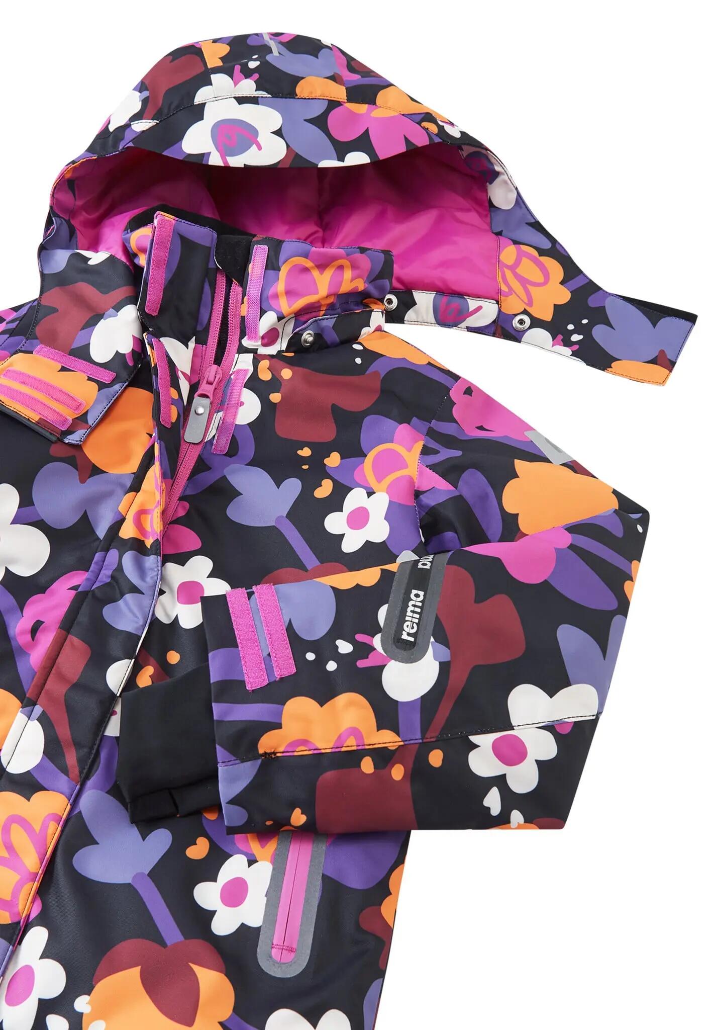 tec Kinder Skijacke Kiiruna Black 3/5