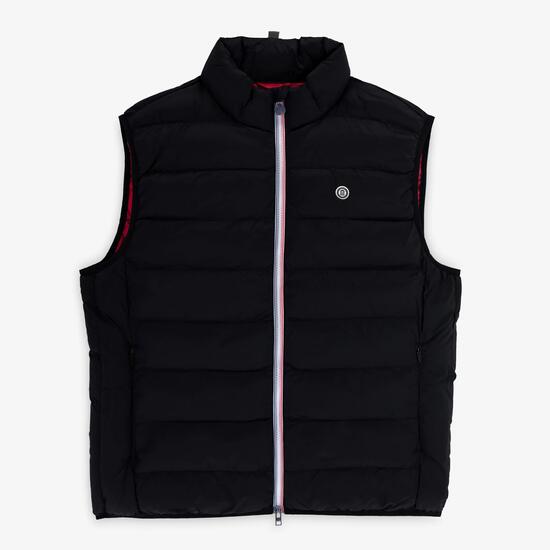 Doudoune sans manches homme col montant noir PIUMINO