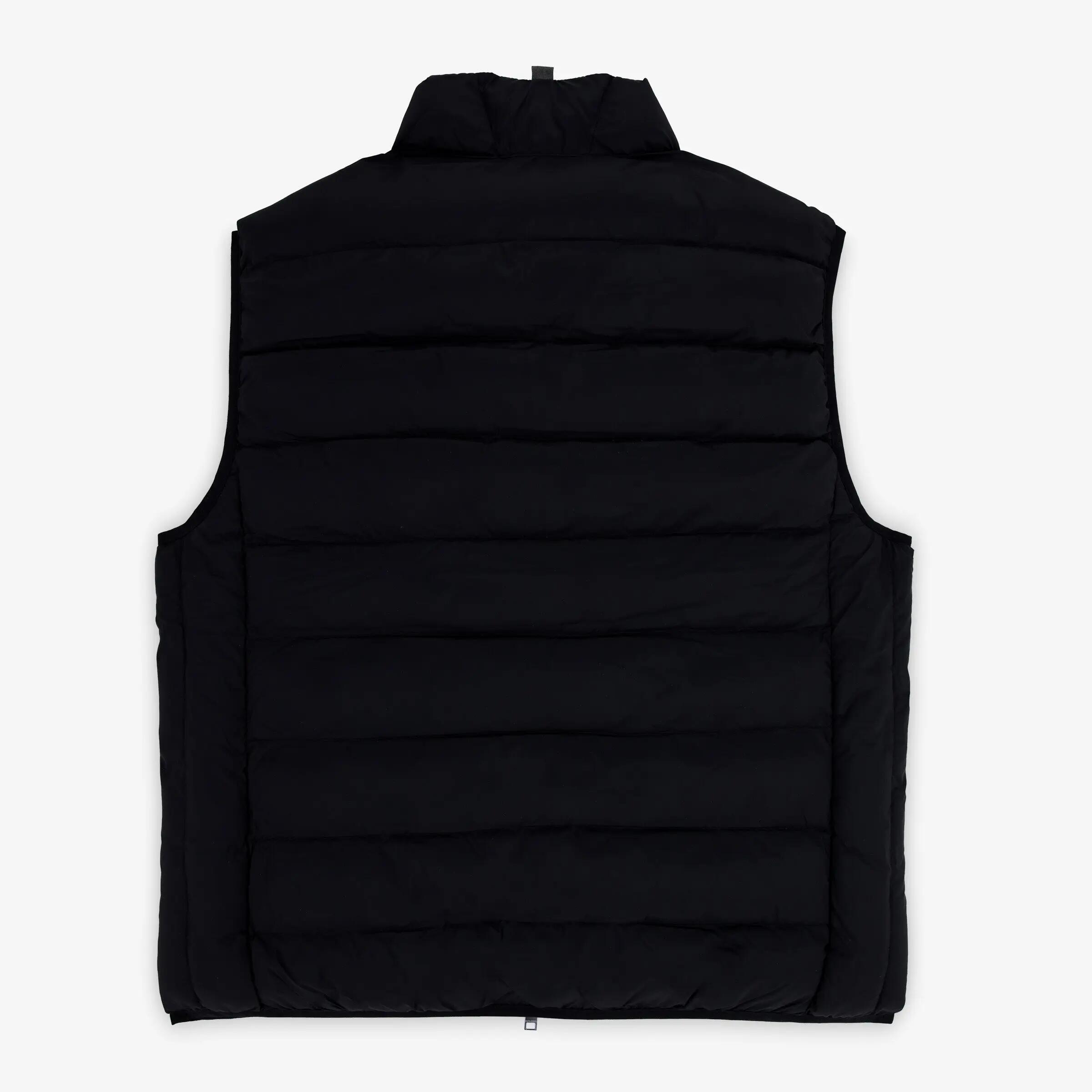 Doudoune sans manches homme col montant noir PIUMINO 2/3