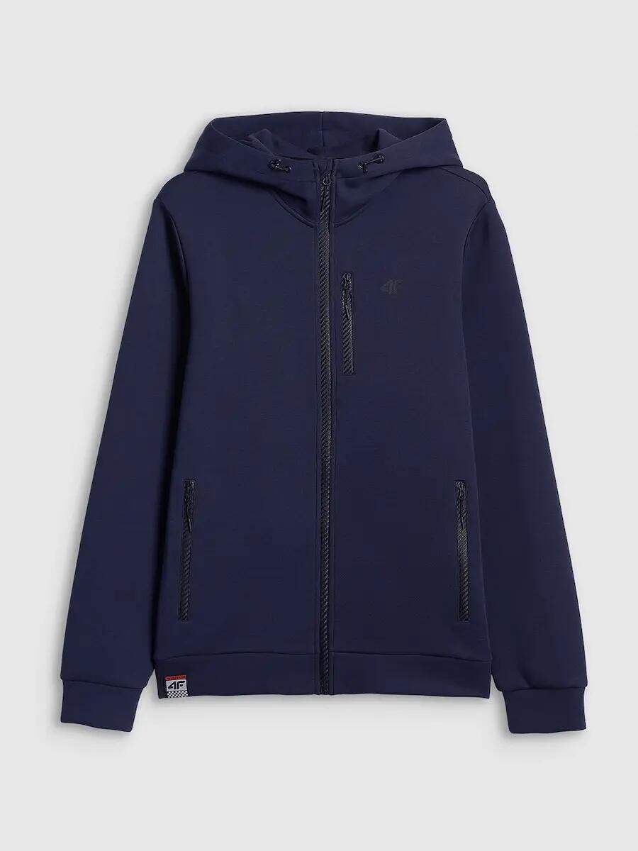 Bluza dresowa regular z kapturem męska 4F 7/7