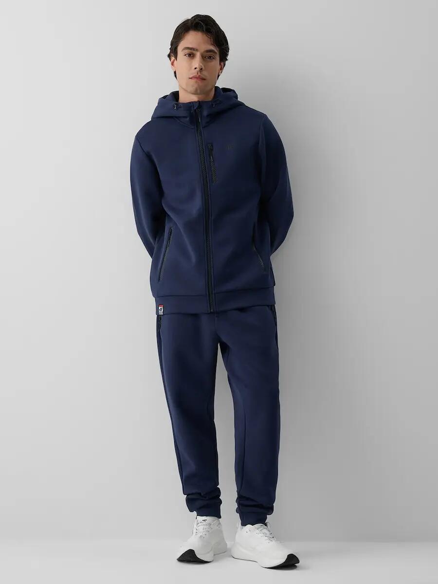 Bluza dresowa regular z kapturem męska 4F 5/7