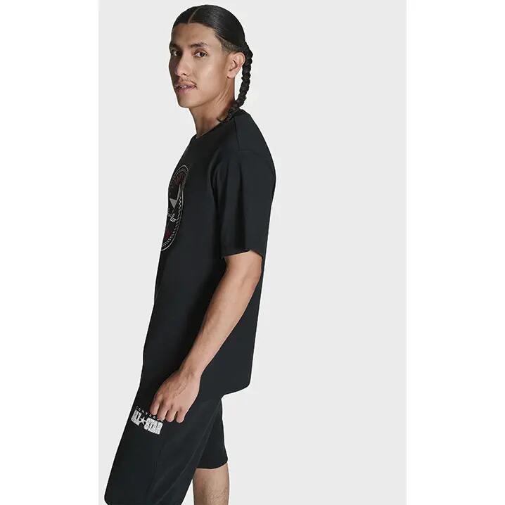 T-Shirt Converse Chuck Logo Tee, Preto, Unissex 4/5