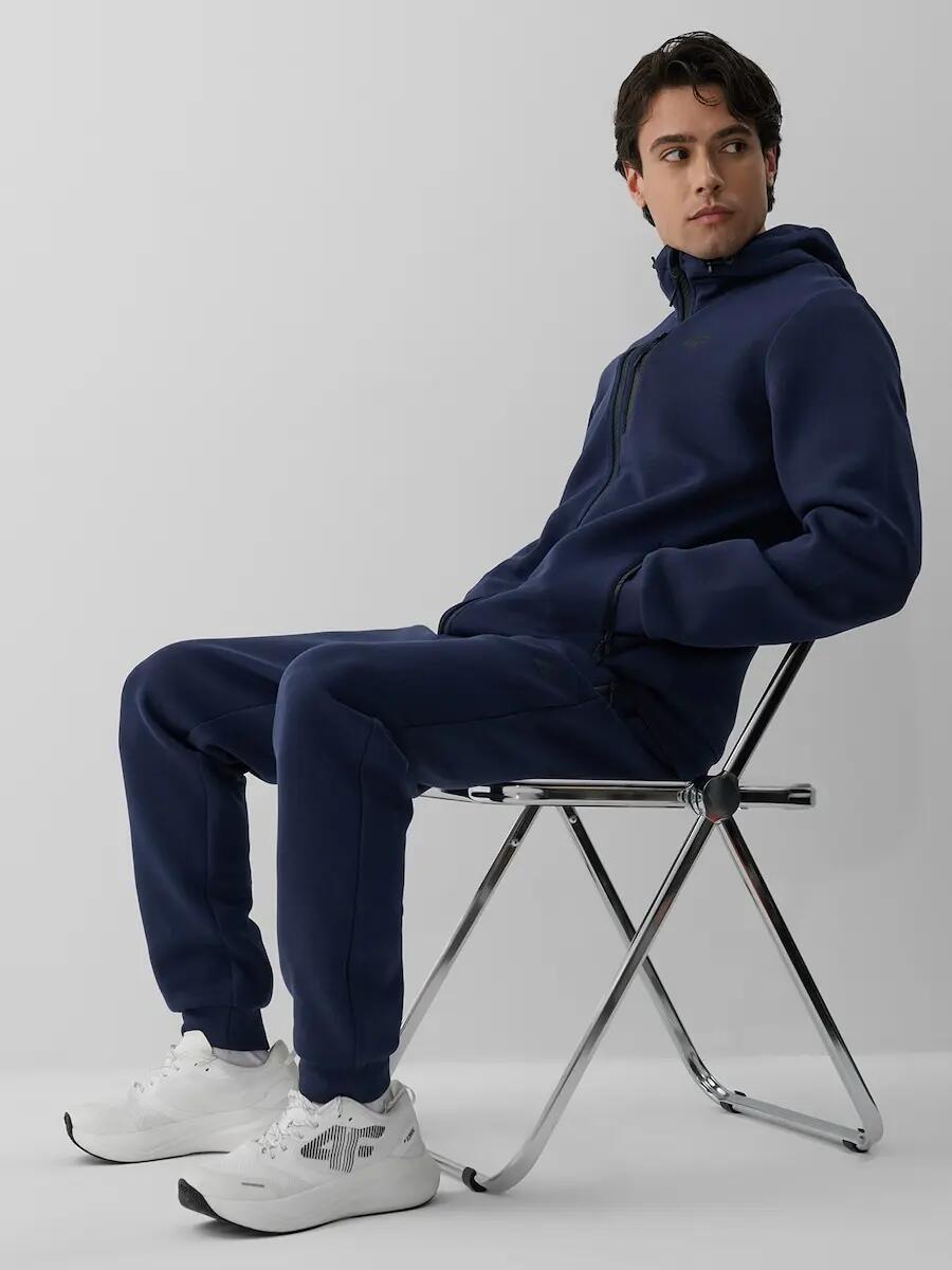 Bluza dresowa regular z kapturem męska 4F 4/7