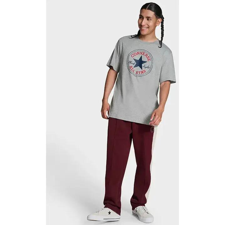 T-Shirt Converse Chuck Logo Tee, Cinza, Unissex 3/5